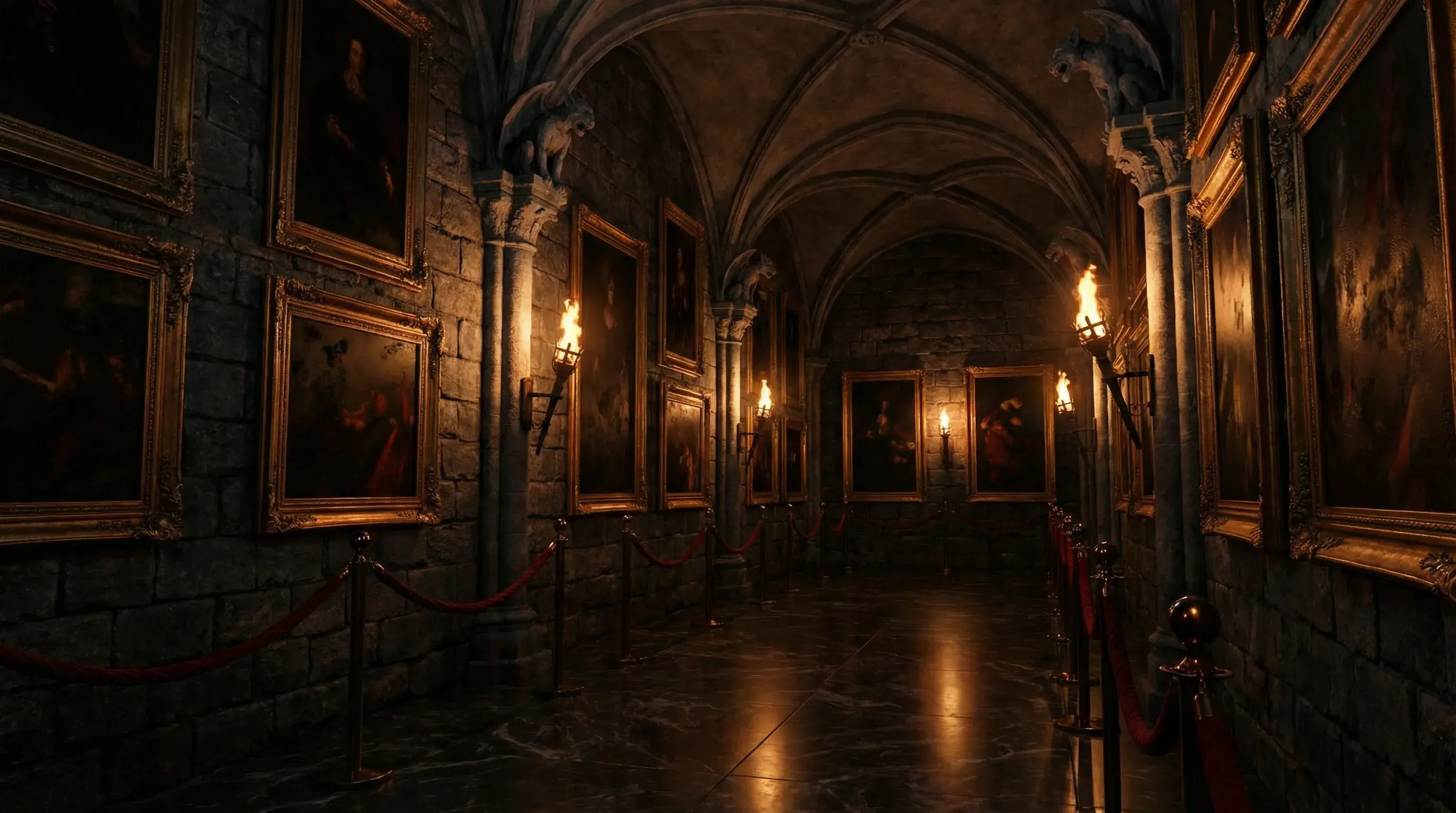 h动漫 炼狱回廊背景